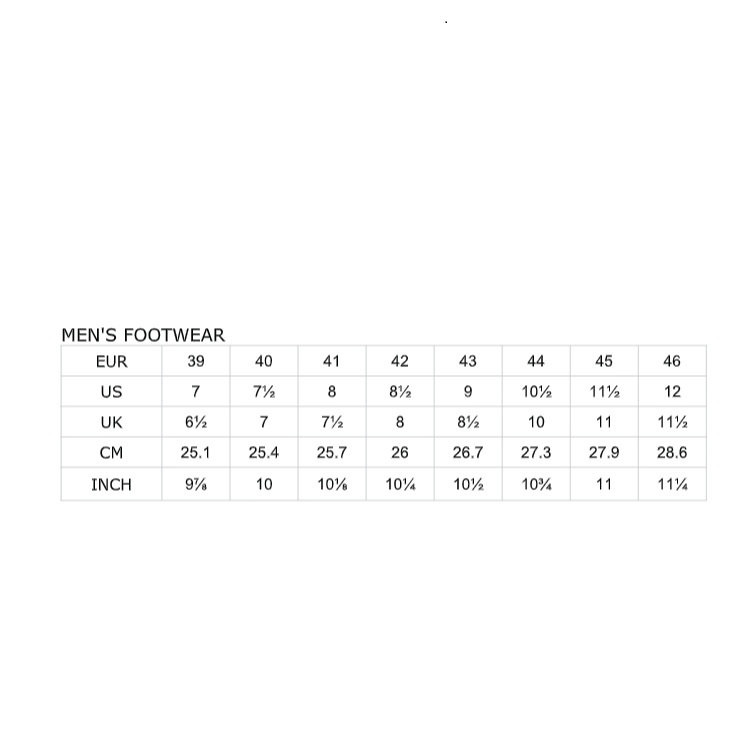 size chart - https://www.orionfootwearltd.com